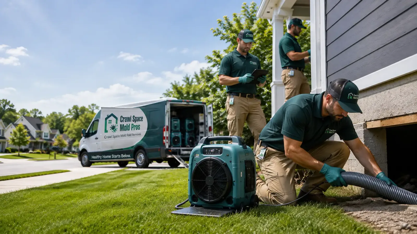 Crawl Space Mold Removal in Bellevue, MI